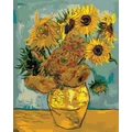 Kép 2/9 - Napraforgó (Van Gogh) - Számfestő készlet, kerettel (40x50 cm)