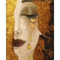 Kép 2/9 - Arany könnyek - Számfestő készlet, kerettel (50x65 cm)