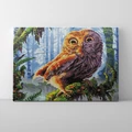 Kép 1/8 - Bölcs bagoly - Gyémántszemes kirakó készlet, kerettel (40x50 cm)