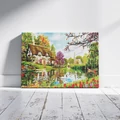 Kép 8/8 - Színpompás vidék - Gyémántszemes kirakó készlet, kerettel (40x50 cm)