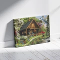 Kép 3/8 - Zakopane-i pihenés - Gyémántszemes kirakó készlet, kerettel (40x50 cm)
