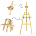 Kép 6/10 - Háromlábú festőállvány, bükkfa - 175 cm