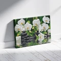 Kép 3/9 - Orchidea a vízen - Számfestő készlet kerettel 30x40 cm