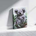 Kép 3/9 - Koala - Számfestő készlet, kerettel (40x50 cm)