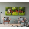 Kép 9/9 - Szabad vágta - Többrészes számfestő, kerettel (50x120 cm)