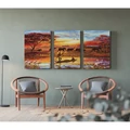 Kép 9/9 - Afrika kincsei - Többrészes számfestők, kerettel (50x120 cm)