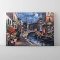 Kép 1/8 - Velence éjjel - Számfestő készlet, kerettel (40x50 cm)