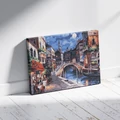 Kép 3/8 - Velence éjjel - Számfestő készlet, kerettel (40x50 cm)