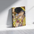 Kép 3/9 - A csók (Gustav Klimt) - Animált - Számfestő készlet, kerettel (40x50 cm)