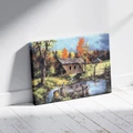 Kép 3/9 - Vidéki táj - Számfestő készlet, kerettel (40x50 cm)