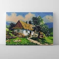 Kép 1/9 - Tanya a domboldalban - Számfestő készlet, kerettel (40x50 cm)