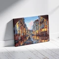Kép 3/9 - Velencei csatornák - Számfestő készlet, kerettel (40x50 cm)