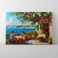 Kép 1/8 - Citromfényes délután - Számfestő készlet, kerettel (40x50 cm)