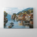 Kép 1/9 - Kikötő - Számfestő készlet, kerettel (40x50 cm)