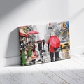Kép 3/9 - Eső New Yorkban - Számfestő készlet, kerettel (40x50 cm)