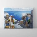 Kép 1/9 - Csodás Santorini - Számfestő készlet, kerettel (40x50 cm)