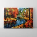 Kép 1/9 - Afremov: Őszi park - Számfestő készlet, kerettel (40x50 cm)