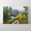 Kép 1/9 - Híd a patakon - Számfestő készlet, kerettel (40x50 cm)