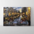 Kép 1/9 - Amszterdami pirkadat - Számfestő készlet, kerettel (40x50 cm)