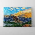 Kép 1/9 - Színes égbolt - Számfestő készlet, kerettel (40x50 cm)