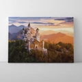 Kép 1/9 - Neuschwanstein-kastély - Számfestő készlet, kerettel (40x50 cm)