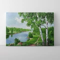 Kép 1/9 - Tiszai hangulat - Számfestő készlet, kerettel (40x50 cm)