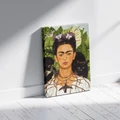 Kép 3/9 - Frida Kahlo – Önarckép - Számfestő készlet, kerettel (40x50 cm)