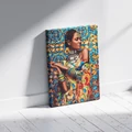 Kép 3/9 - Egységben Afrika színeivel - Számfestő készlet, kerettel (40x50 cm)