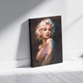 Kép 3/9 - Marilyn Monroe - Számfestő készlet, kerettel (40x50 cm)
