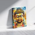 Kép 3/8 - Színpompás Buddha - Számfestő készlet, kerettel (30x40 cm)