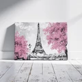 Kép 7/7 - Eiffel torony virágzásban - Számfestő készlet, kerettel (40x50 cm)
