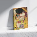 Kép 3/8 - A csók (Gustav Klimt) - Gyémántszemes készlet, kerettel (40x50 cm)