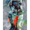 Kép 2/9 - Titokzatos szépség - Számfestő készlet, kerettel (40x50 cm)