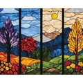 Kép 2/8 - Mozaikkép - Számfestő készlet, kerettel (40x50 cm)