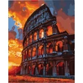 Kép 2/8 - Római Colosseum - Számfestő készlet, kerettel (40x50 cm)