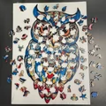 Kép 8/10 - Fa puzzle – Színes bagoly (177 darabos)
