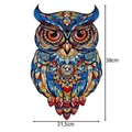 Kép 4/10 - Fa puzzle – Színes bagoly (177 darabos)
