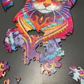 Kép 11/11 - Fa puzzle – Színes cica (172 darabos)