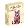 Kép 3/11 - Fa puzzle – Színes cica (172 darabos)
