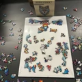 Kép 5/10 - Fa puzzle – Színes farkas (170 darabos)