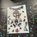 Kép 6/10 - Fa puzzle – Színes farkas (170 darabos)