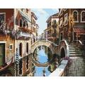 Kép 2/9 - Velencei idill - Számfestő készlet, kerettel (40x50 cm)