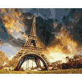 Kép 2/9 - Eiffel torony - Számfestő készlet, kerettel (40x50 cm)