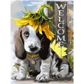 Kép 2/9 - Welcome! - Számfestő készlet, kerettel (30x40 cm)