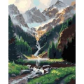 Kép 2/9 - Olvadó gleccser - Számfestő készlet, kerettel (40x50 cm)