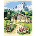 Kép 2/9 - Vendégszerető Tátra - Számfestő készlet, kerettel (40x50 cm)