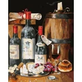 Kép 2/9 - Francia konyha különlegességei - Számfestő készlet, kerettel (40x50 cm)