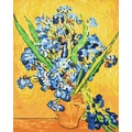 Kép 2/9 - Van Gogh: Íriszek - Számfestő készlet, kerettel (40x50 cm)