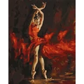 Kép 2/9 - Latin vér - Számfestő készlet, kerettel (40x50 cm)