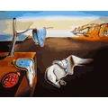 Kép 2/9 - Salvador Dali: Az emlékezet állandósága - Számfestő készlet, kerettel (40x50 cm)